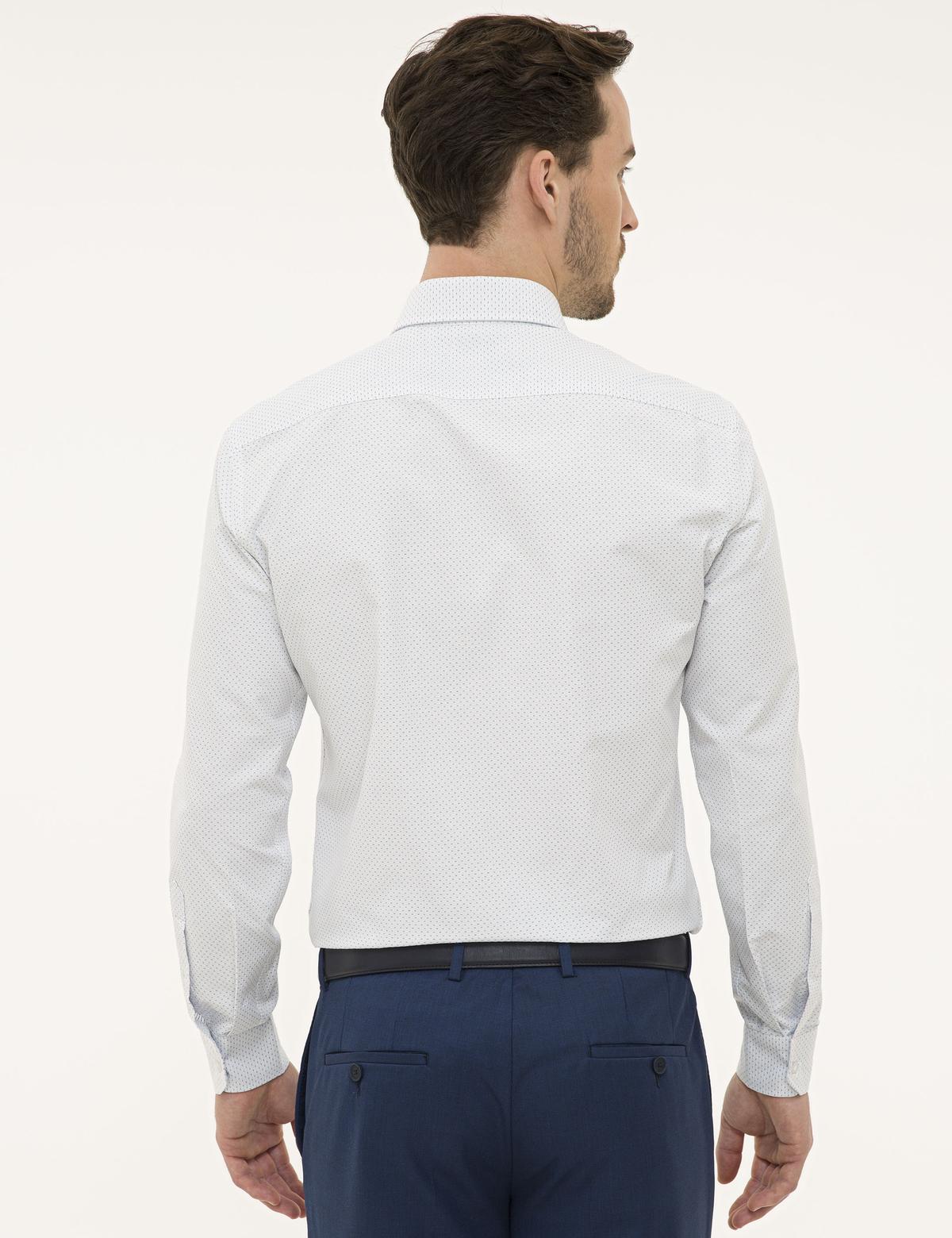 Açık Mavi Slim Fit Uzun Kollu Gömlek - 50227491001