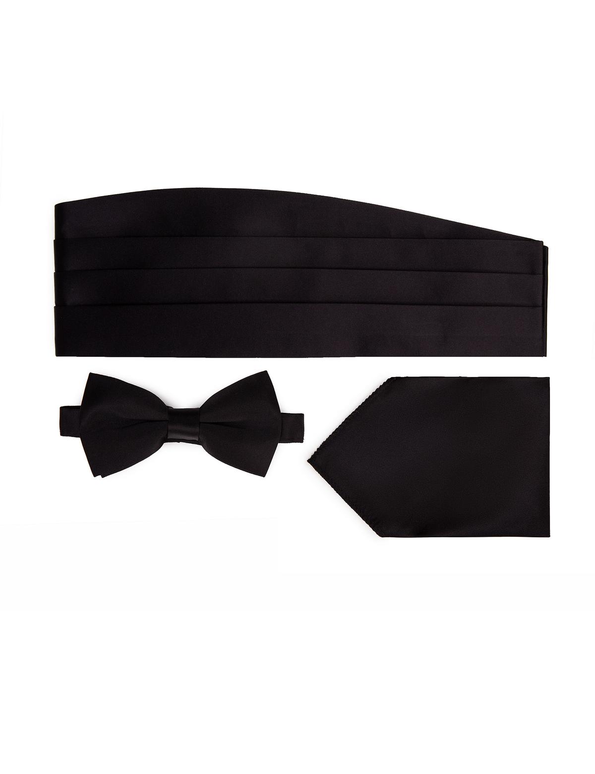Siyah Takımlı Papyon & Kuşak