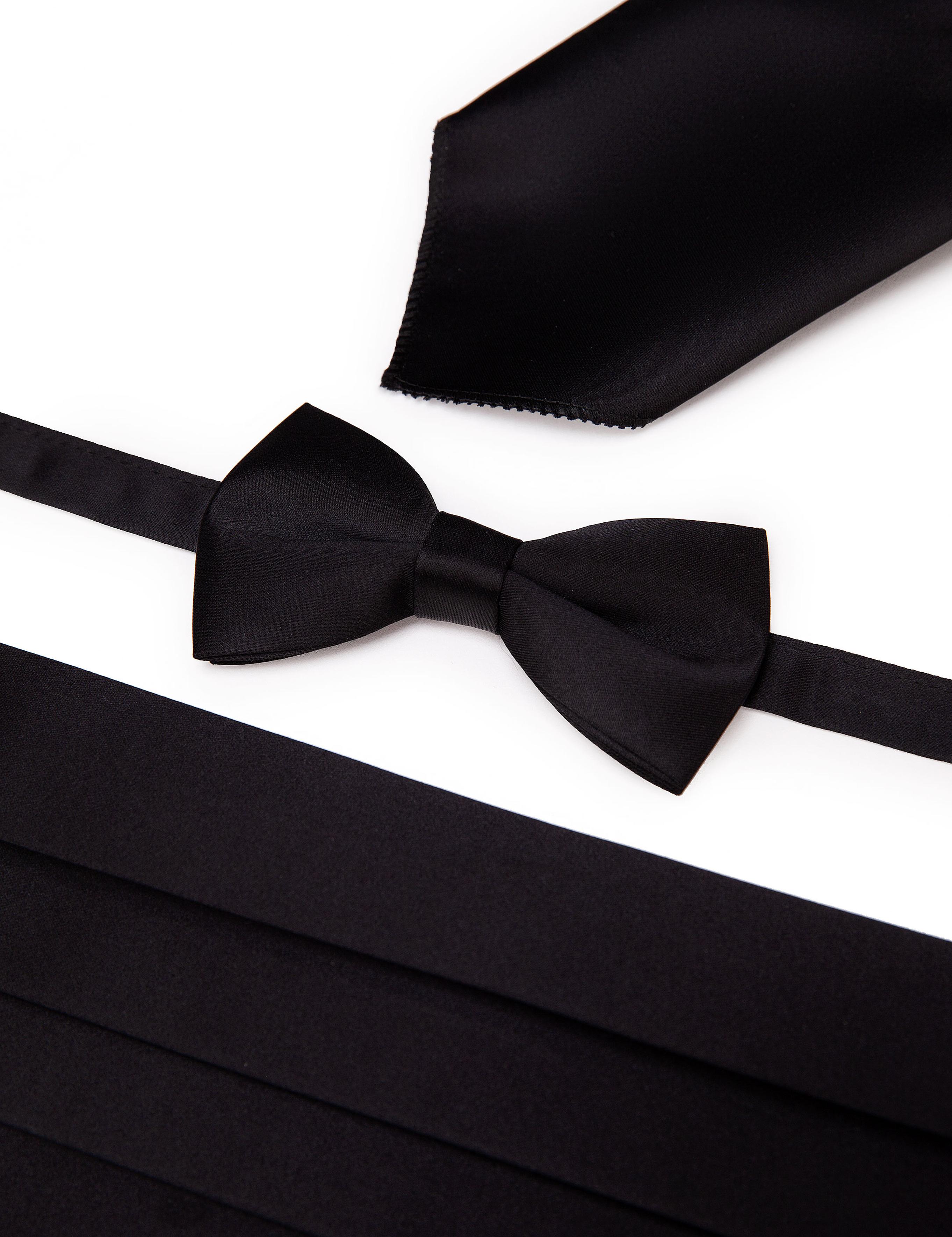 Siyah Takımlı Papyon & Kuşak