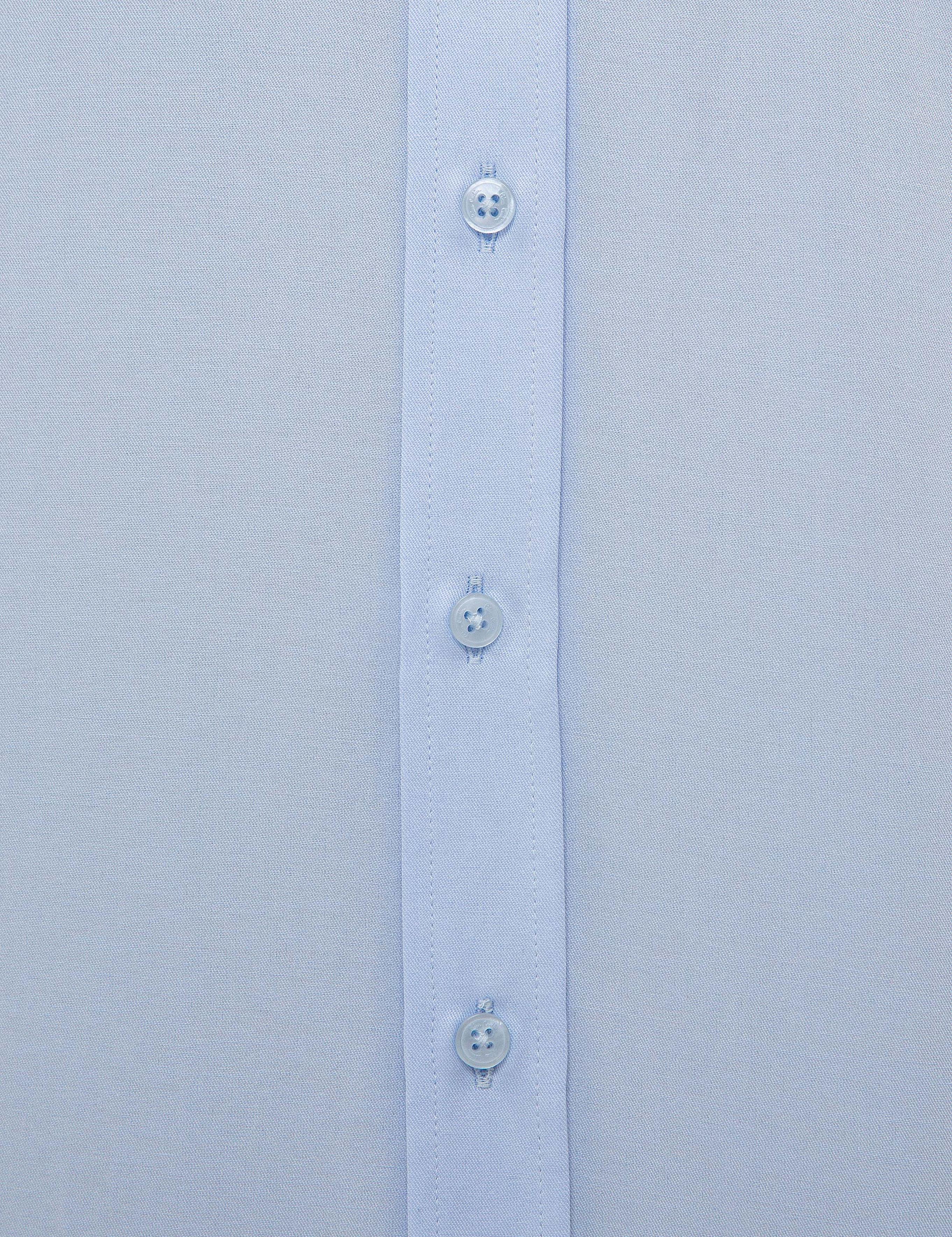 Açık Mavi Regular Fit Basic Kısa Kollu Gömlek