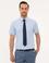 Açık Mavi Regular Fit Basic Kısa Kollu Gömlek