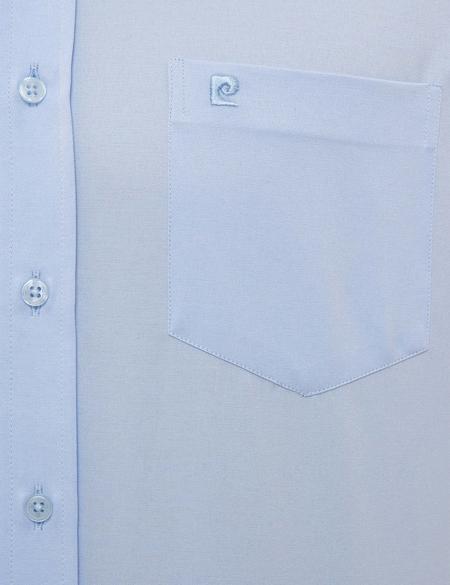 Açık Mavi Regular Fit Basic Kısa Kollu Gömlek - 50228346032