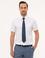 Beyaz Regular Fit Basic Kısa Kollu Gömlek