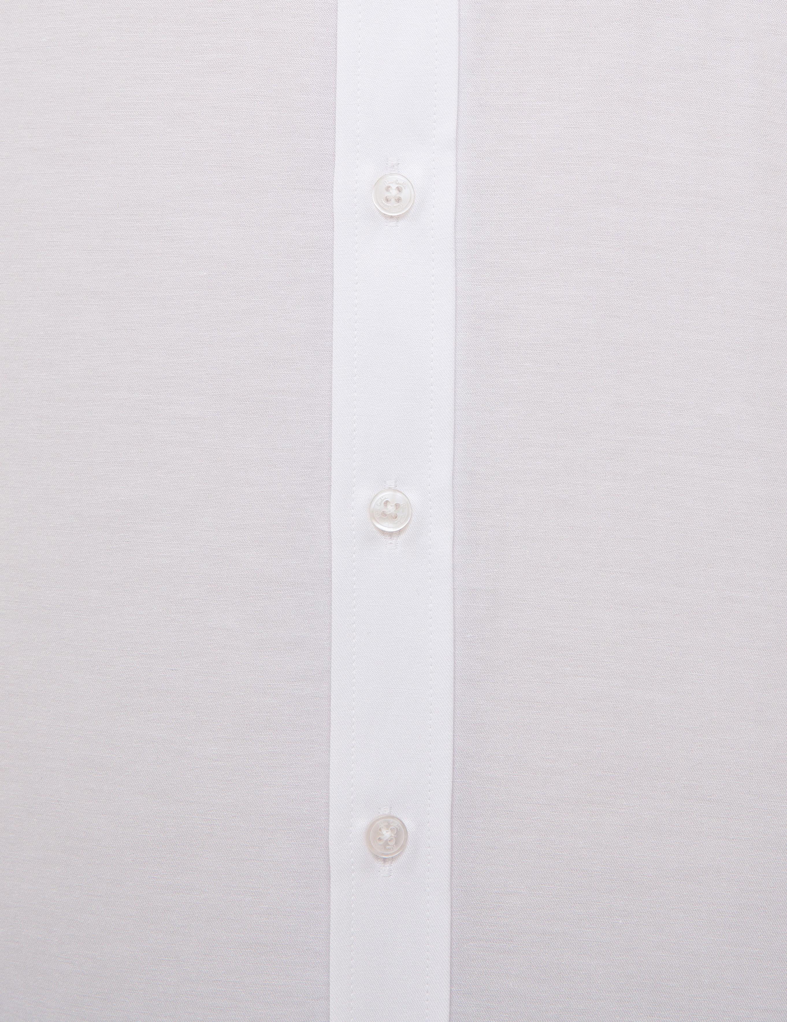 Beyaz Regular Fit Basic Kısa Kollu Gömlek