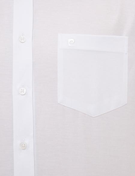 Beyaz Regular Fit Basic Kısa Kollu Gömlek - 50228346003