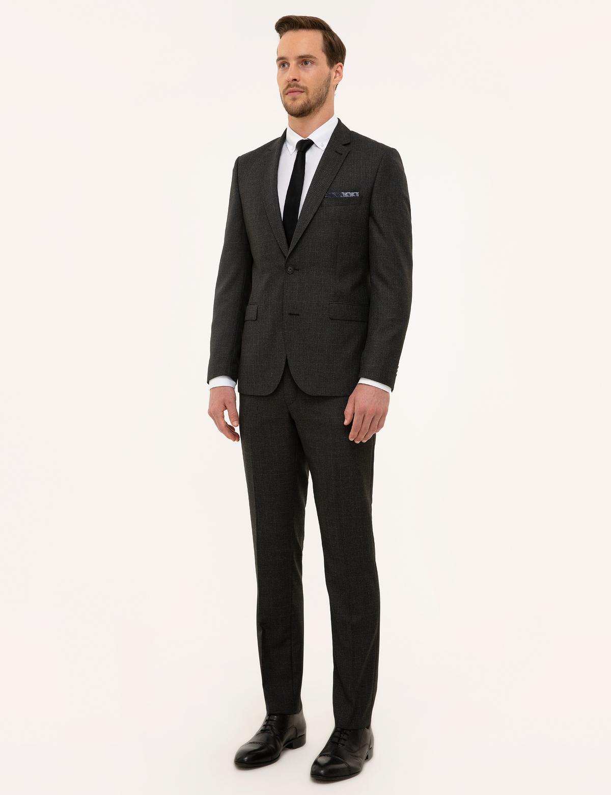 Antrasit Slim Fit Takım Elbise - 50230063023