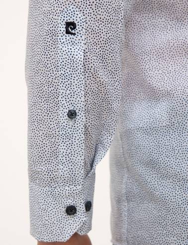 Lacivert Slim Fit Uzun Kollu Gömlek