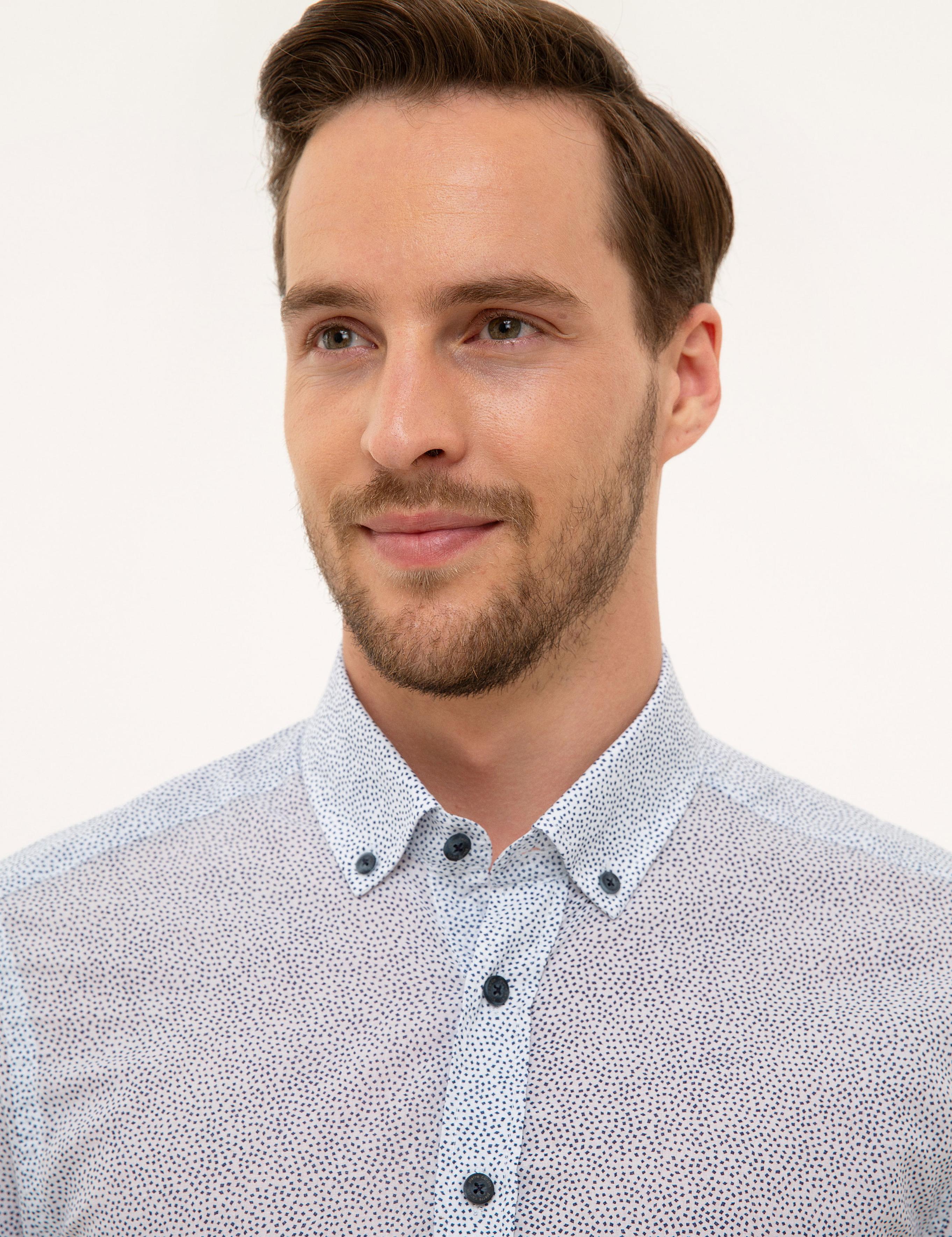 Lacivert Slim Fit Gömlek