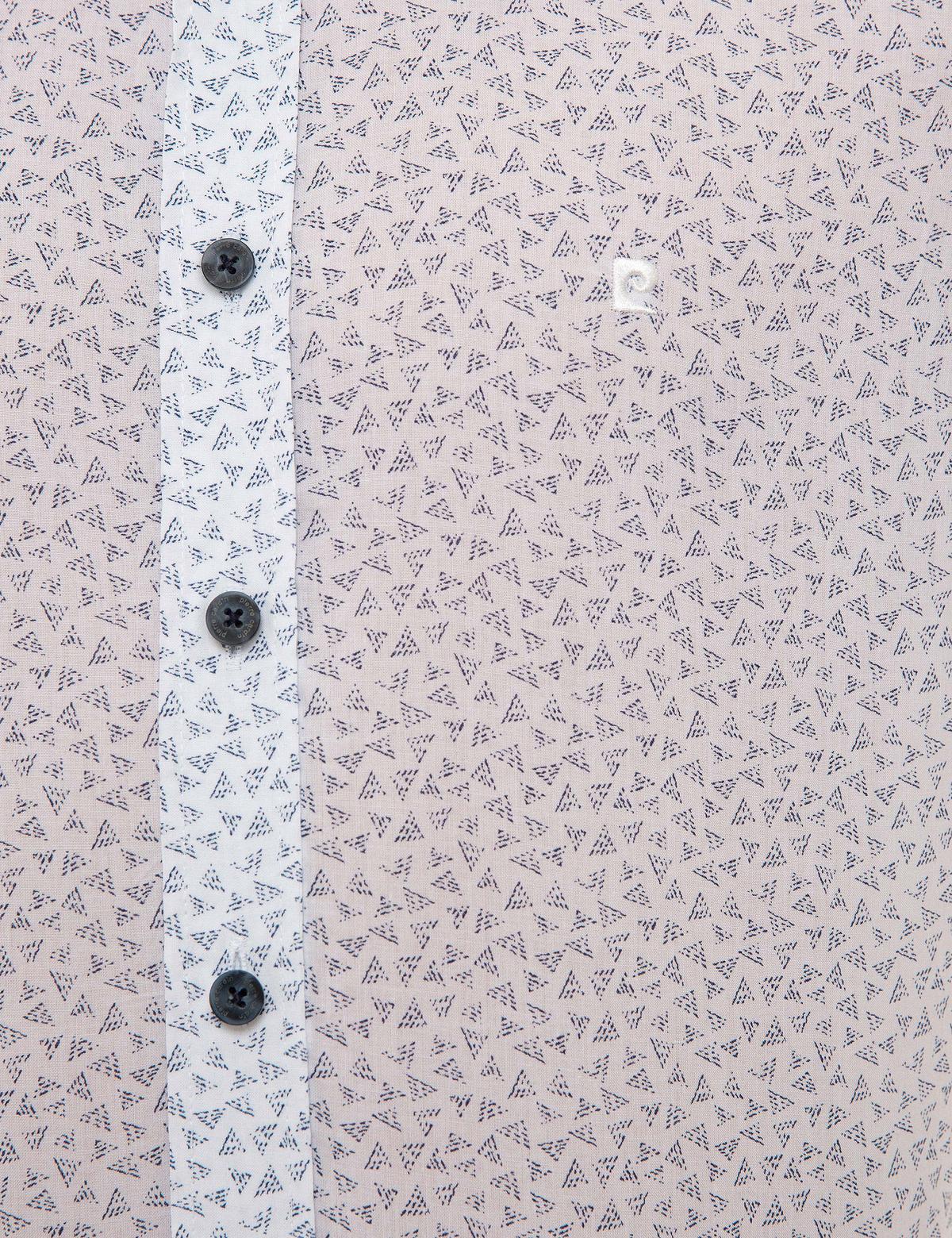 Lacivert Detaylı Beyaz Slim Fit Gömlek - 50227327011