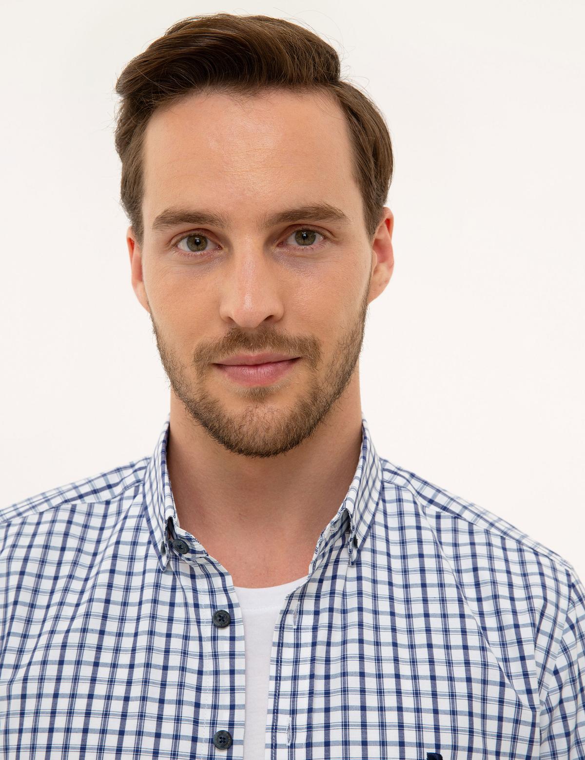 Lacivert Slim Fit Gömlek - 50227385009