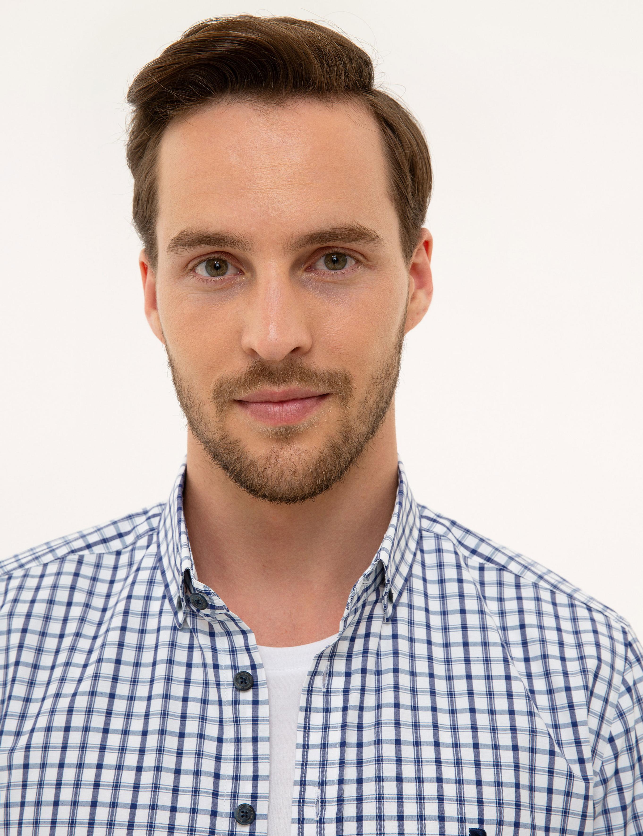 Lacivert Slim Fit Gömlek