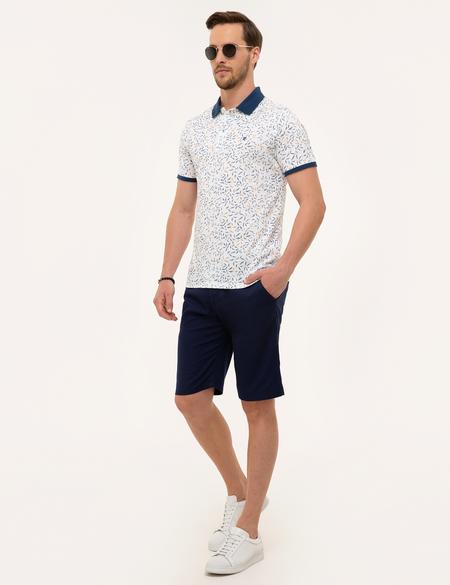 Lacivert Standart Fit Bermuda Şort - 50227590032