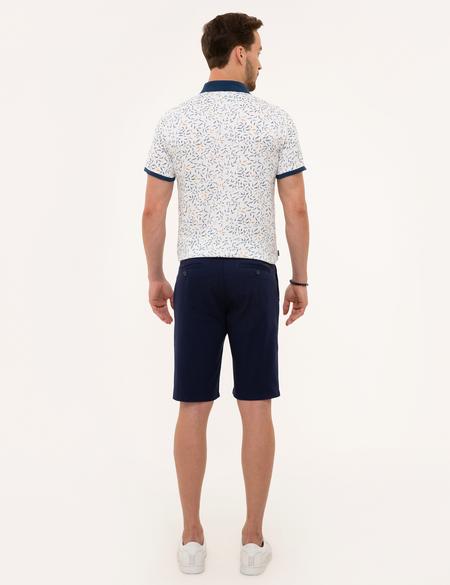 Lacivert Standart Fit Bermuda Şort - 50227590032