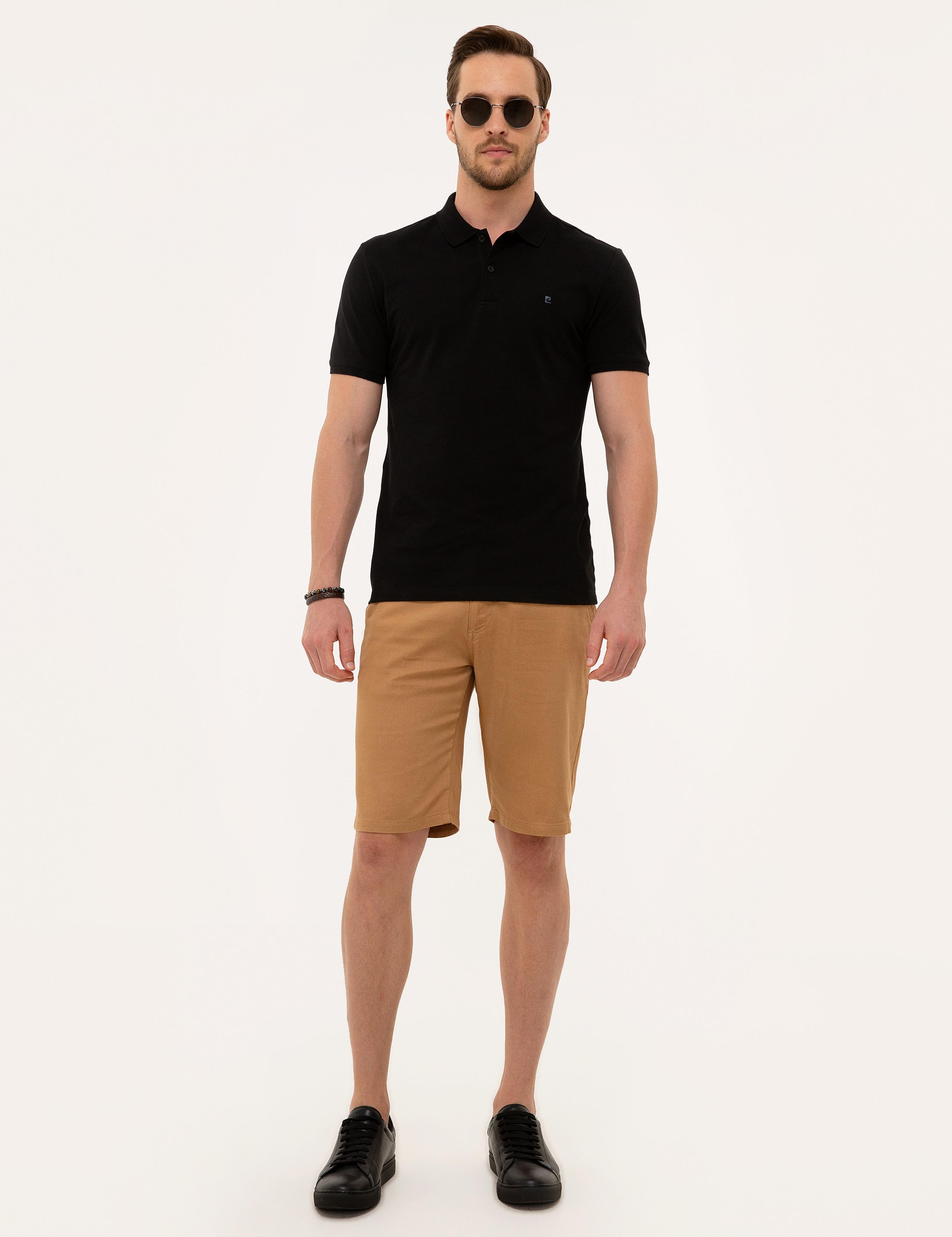 Camel Standart Fit Bermuda Şort