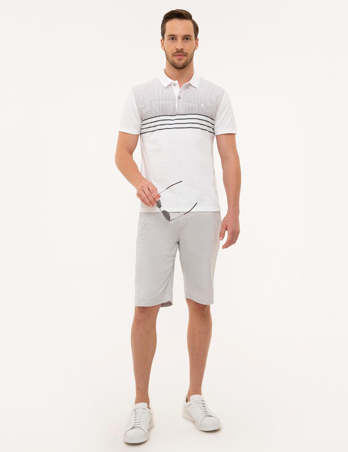 Taş Standart Fit Bermuda Şort