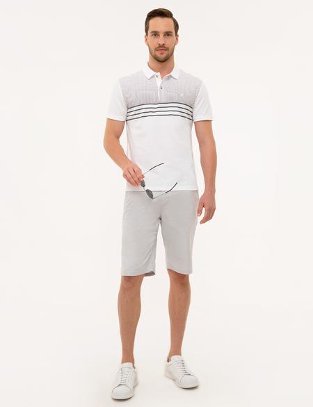 Taş Standart Fit Bermuda Şort - 50227590041