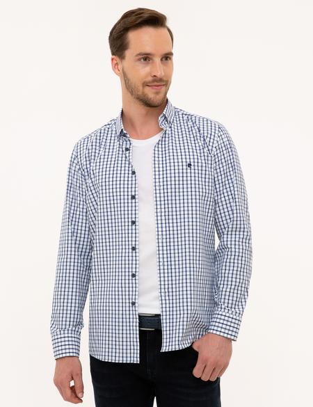 Lacivert Slim Fit Gömlek - 50227385009