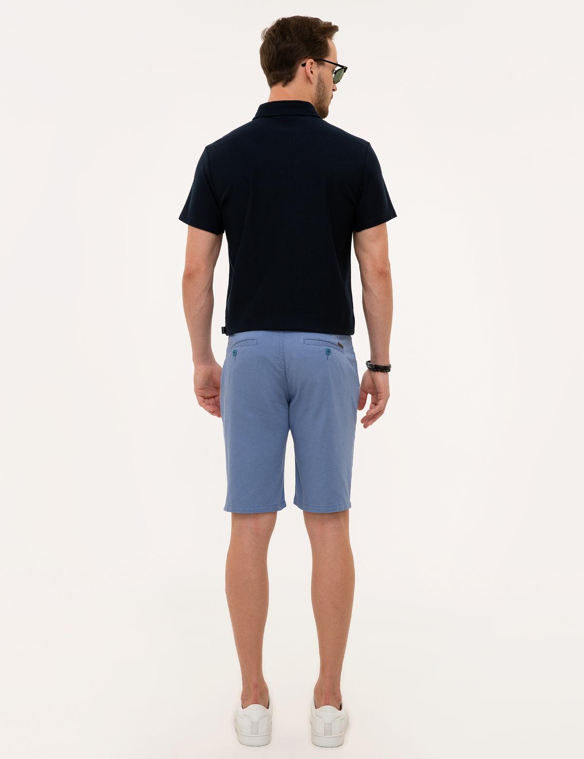 Mavi Standart Fit Bermuda Şort - 50227590023