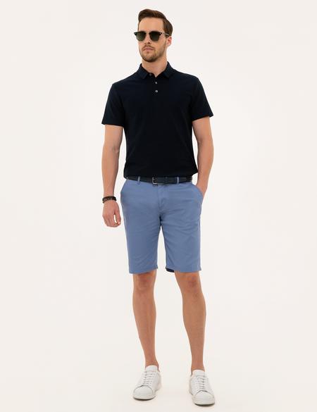 Mavi Standart Fit Bermuda Şort - 50227590023