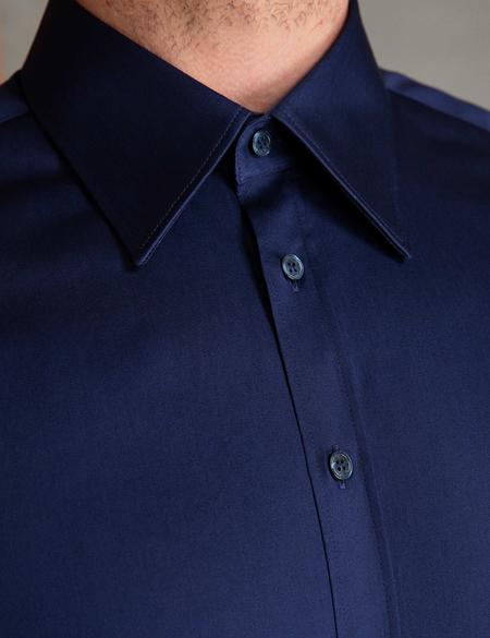 Lacivert Slim Fit Gömlek - 50199436001