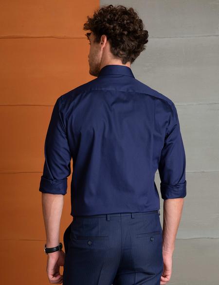 Lacivert Slim Fit Gömlek - 50199436001