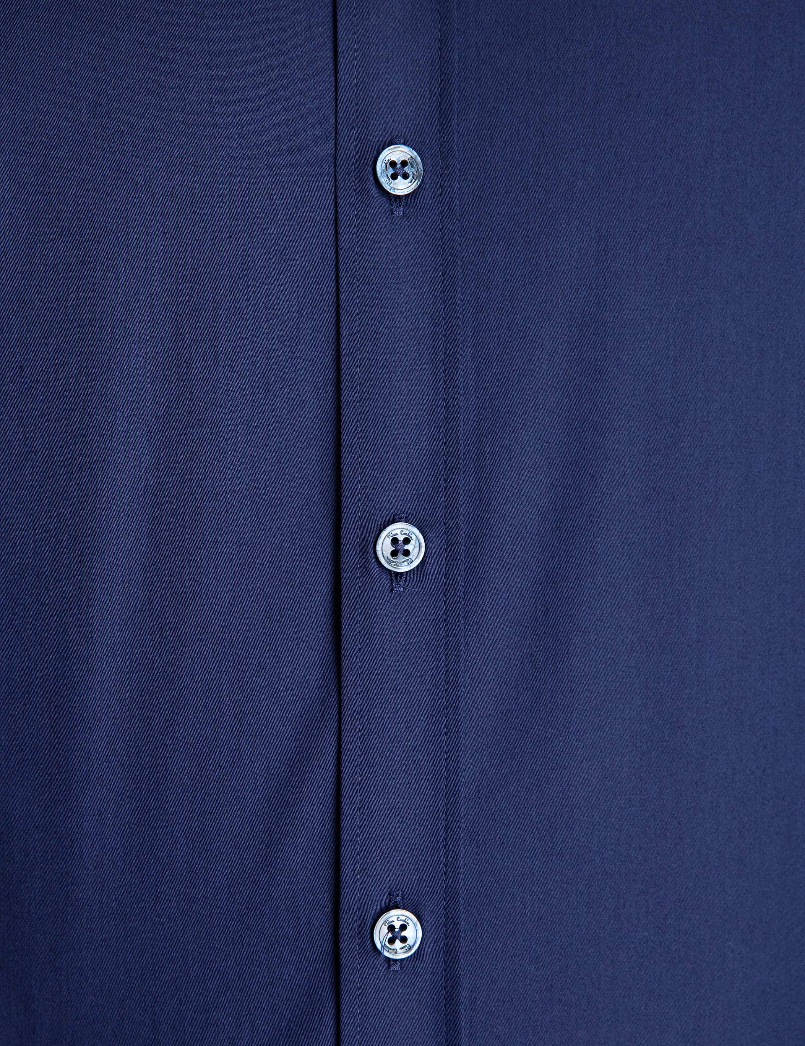 Lacivert Slim Fit Gömlek