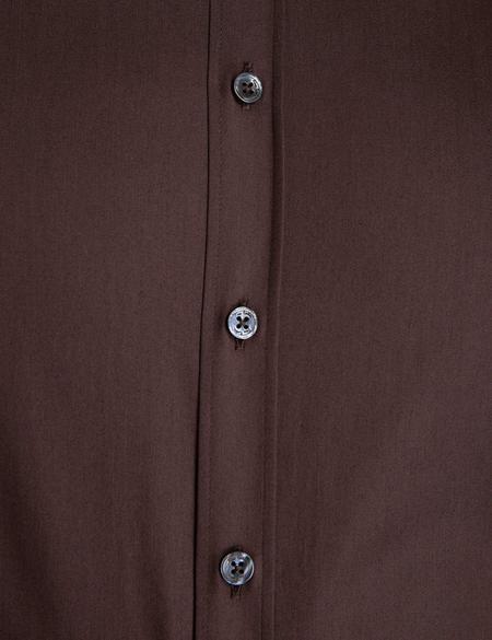 Kahverengi Slim Fit Gömlek - 50199436082
