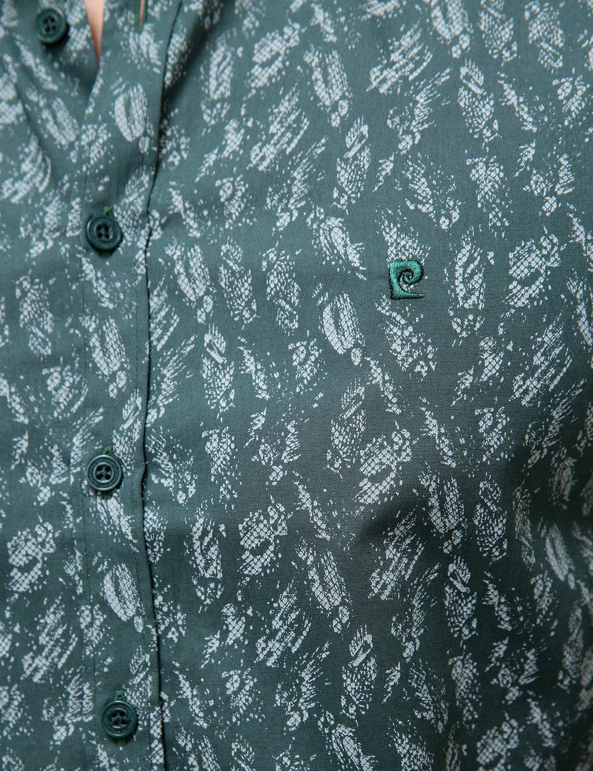 Yeşil Slim Fit Gömlek - 50202431018