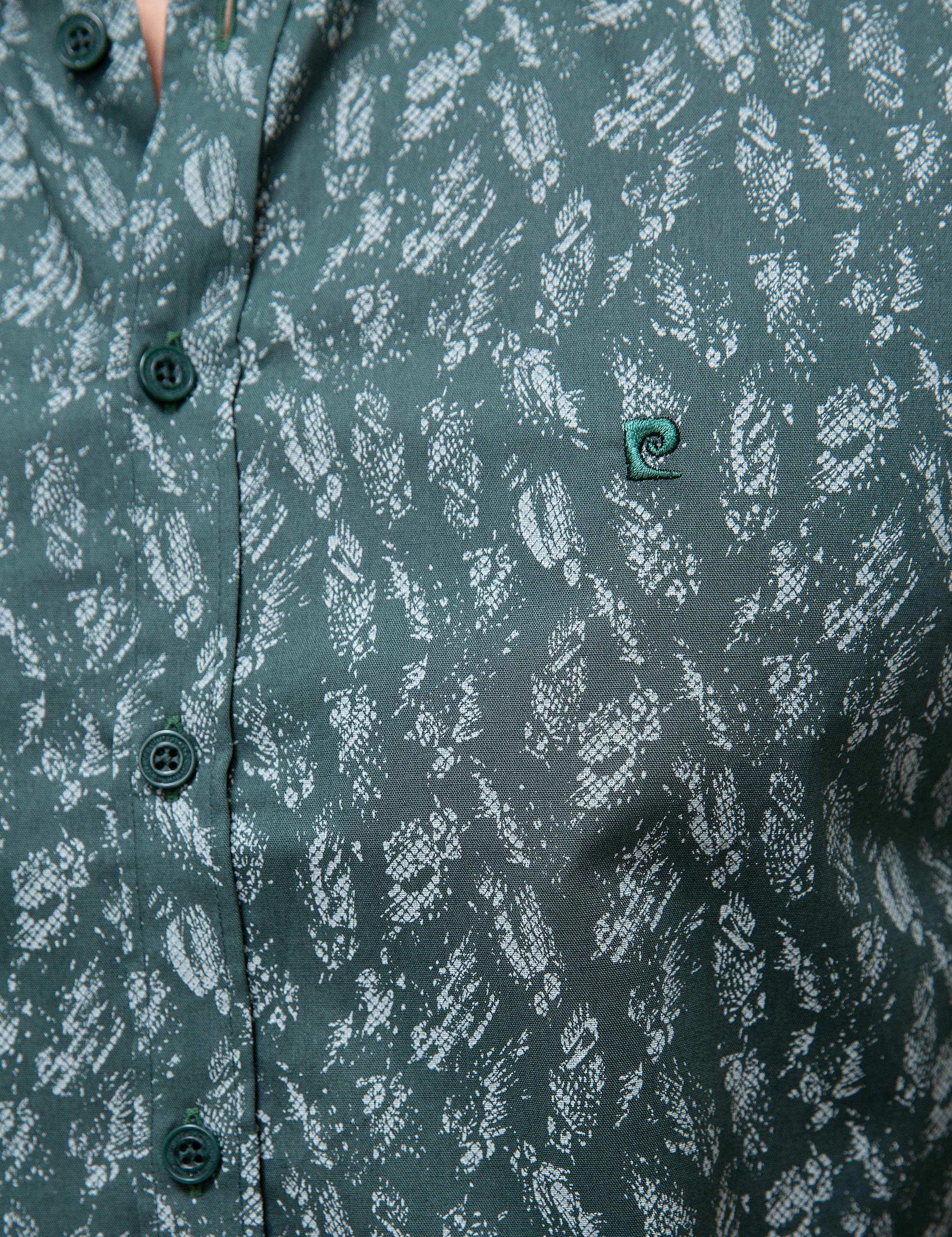 Yeşil Slim Fit Gömlek