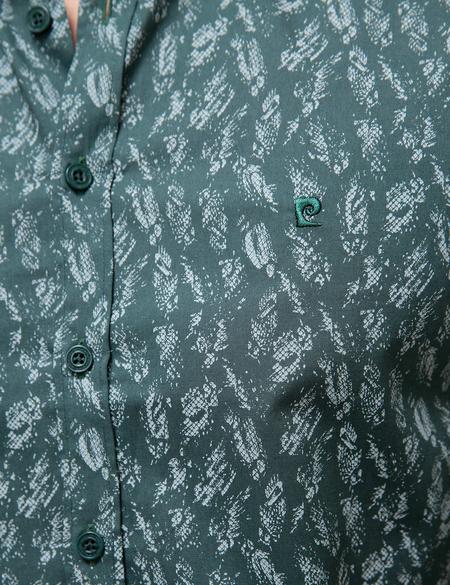 Yeşil Slim Fit Gömlek - 50202431018