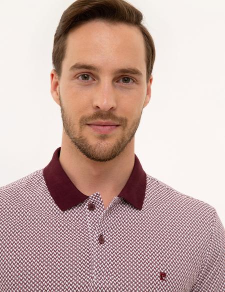 Bordo Slim Fit Polo Yaka T-Shirt - 50226637010