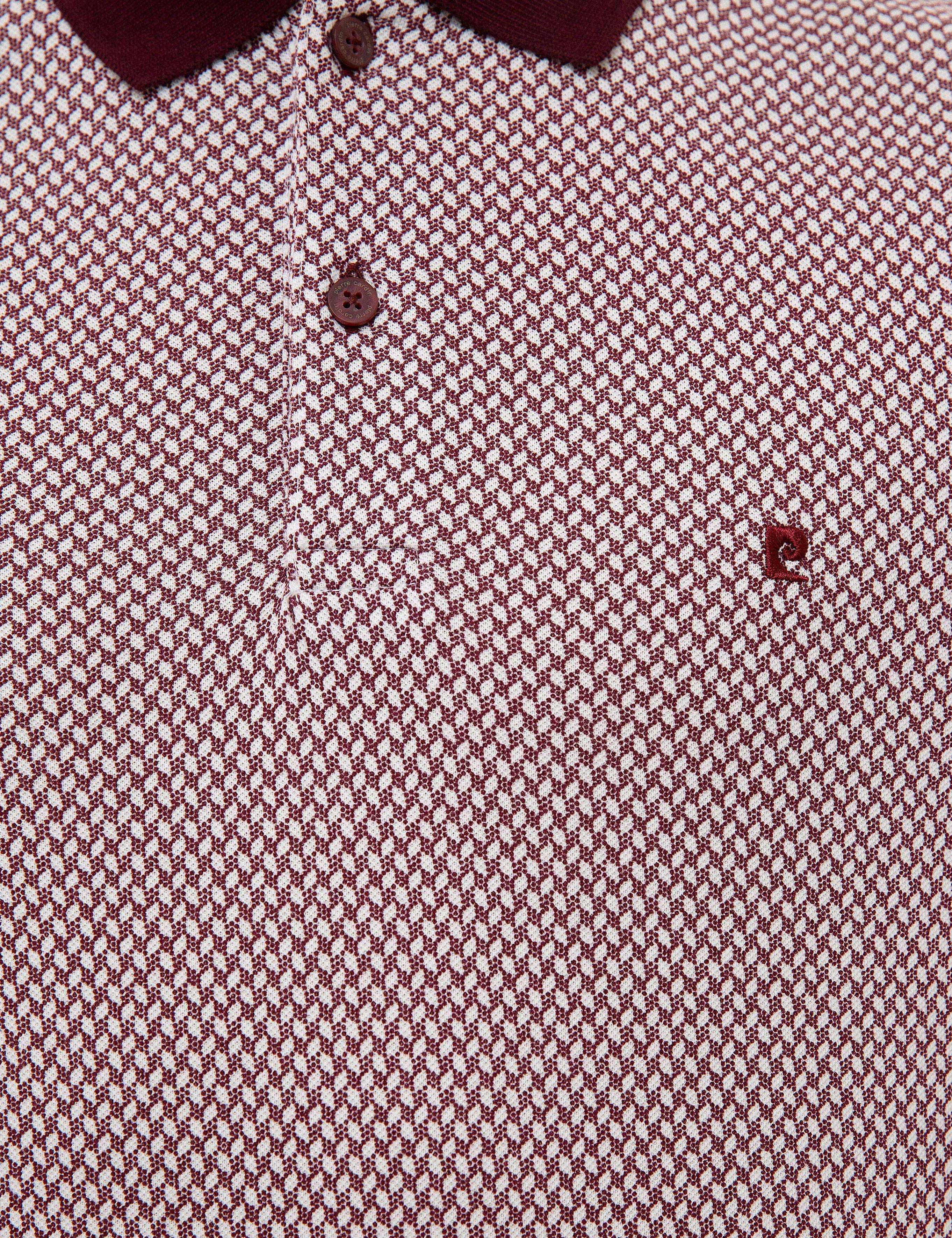 Bordo Slim Fit Polo Yaka T-Shirt