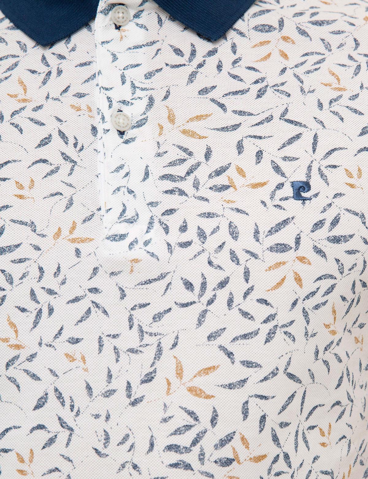 Beyaz Slim Fit Polo Yaka T-Shirt - 50226836008