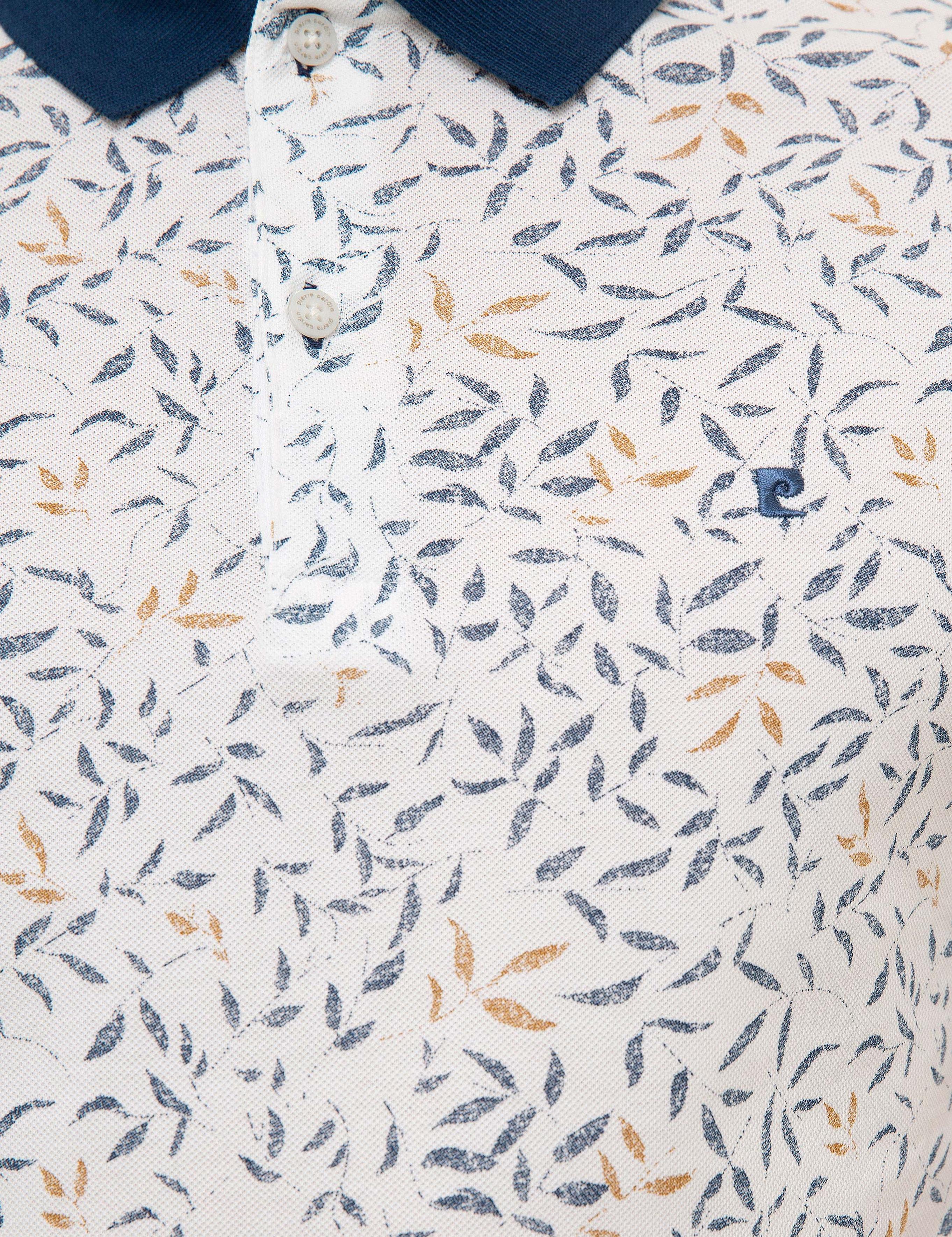 Beyaz Slim Fit Polo Yaka T-Shirt