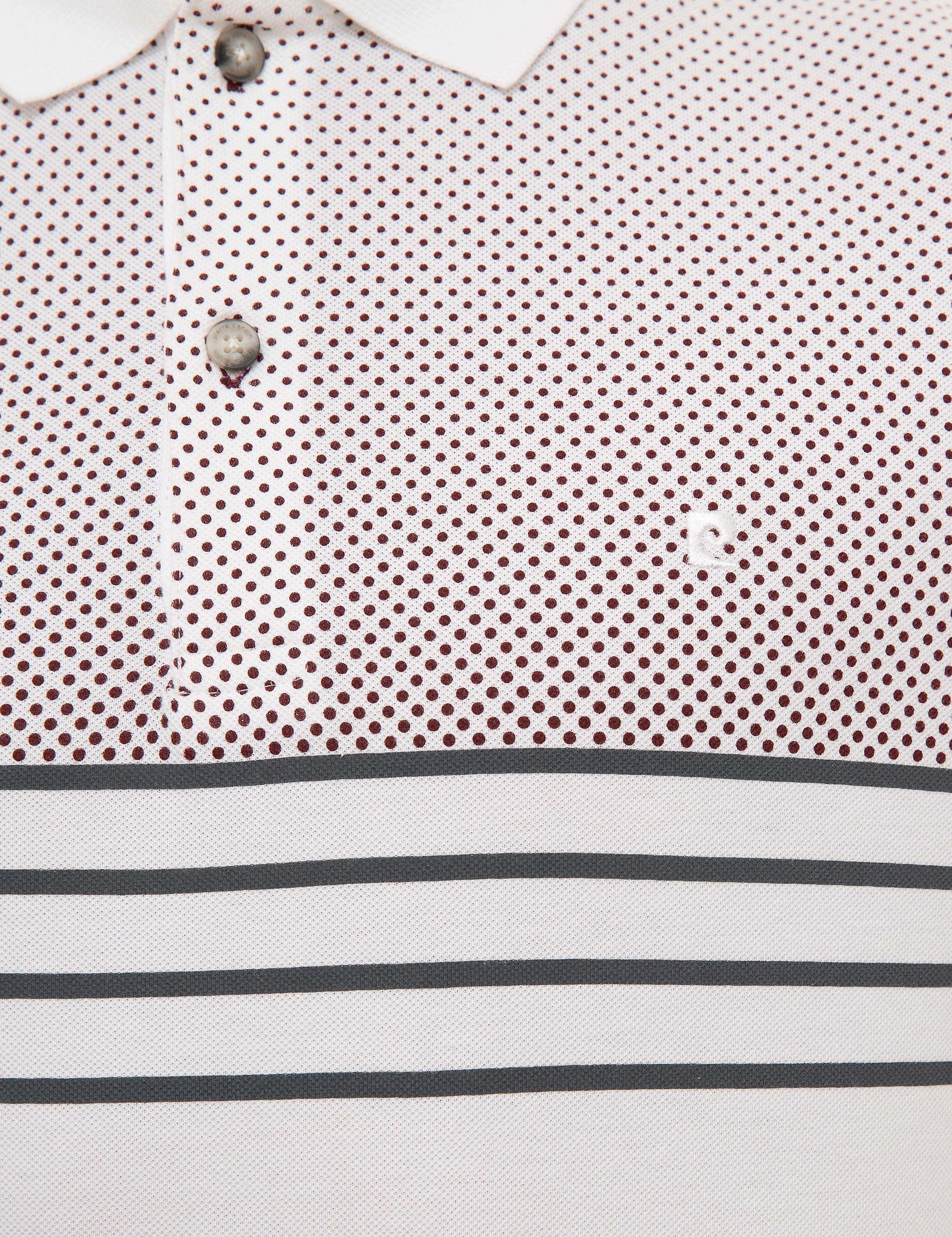 Beyaz Slim Fit Polo Yaka T-Shirt