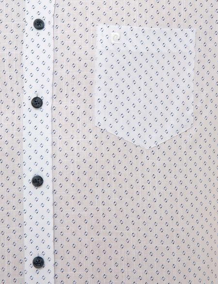 Beyaz Regular Fit Kısa Kollu Gömlek - 50227418004