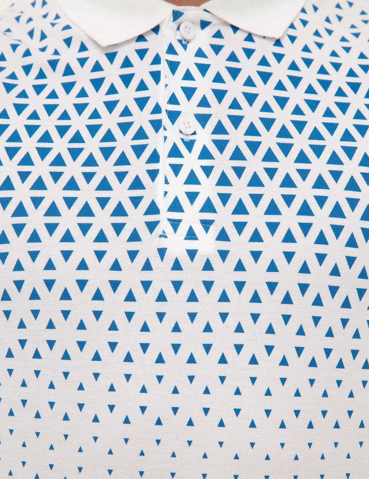 Beyaz Slim Fit Polo Yaka T-Shirt - 50226838005