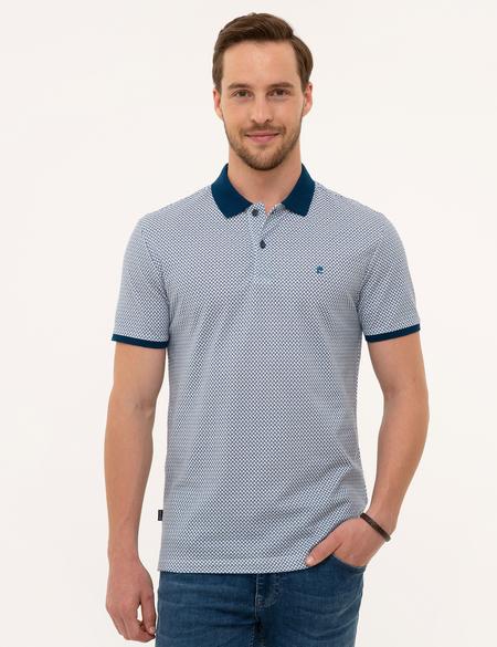 Lacivert Slim Fit Polo Yaka T-Shirt - 50226637001