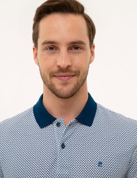 Lacivert Slim Fit Polo Yaka T-Shirt - 50226637001