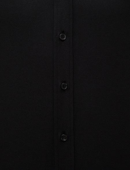 Siyah Slim Fit Oxford Gömlek - 50231259034