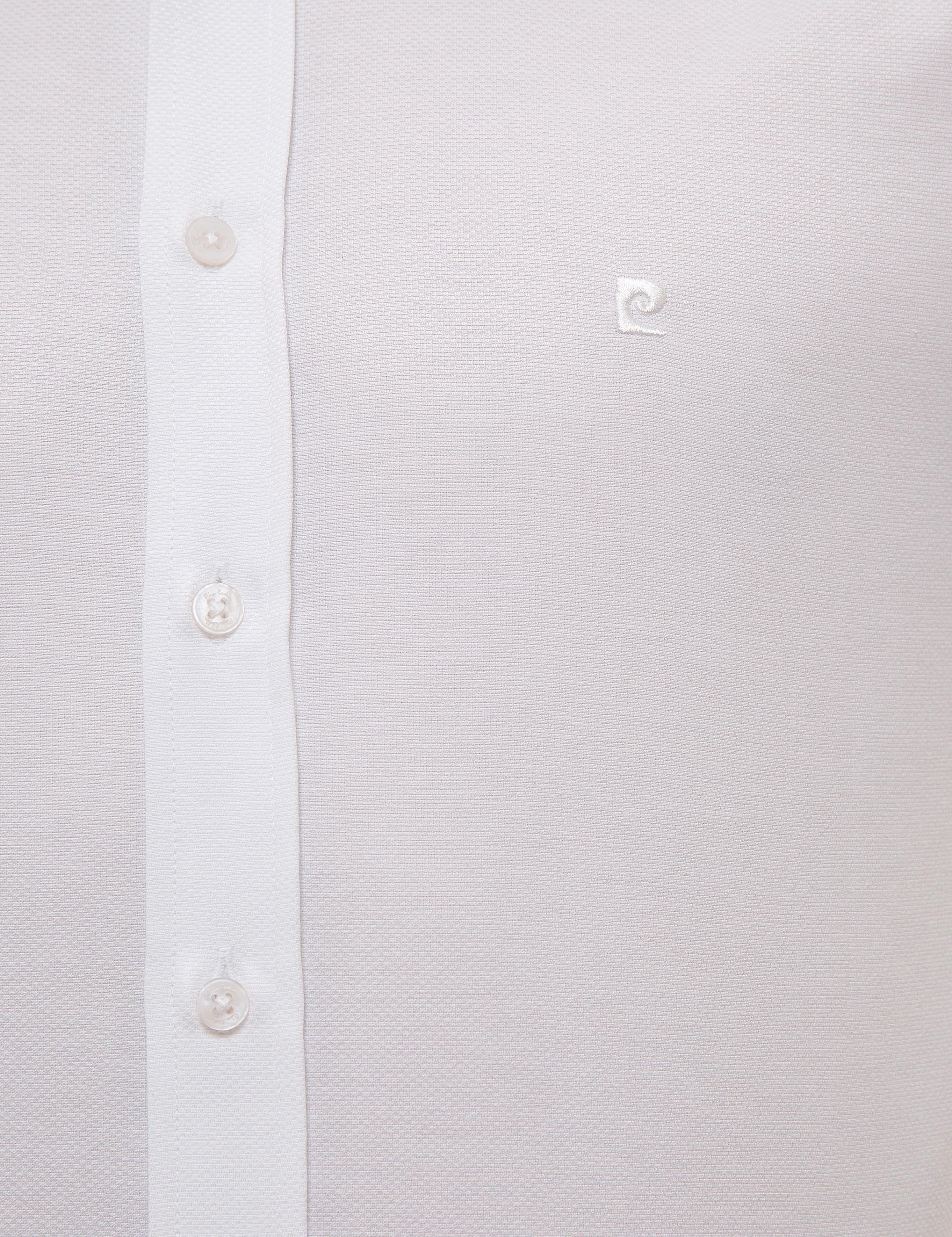 Beyaz Slim Fit Oxford Gömlek