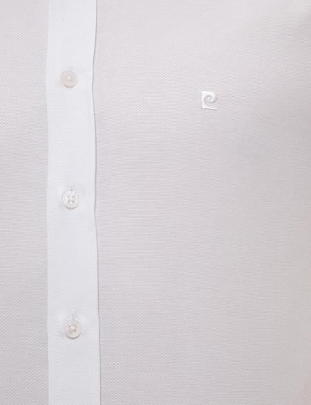 Beyaz Slim Fit Oxford Gömlek - 50231259004