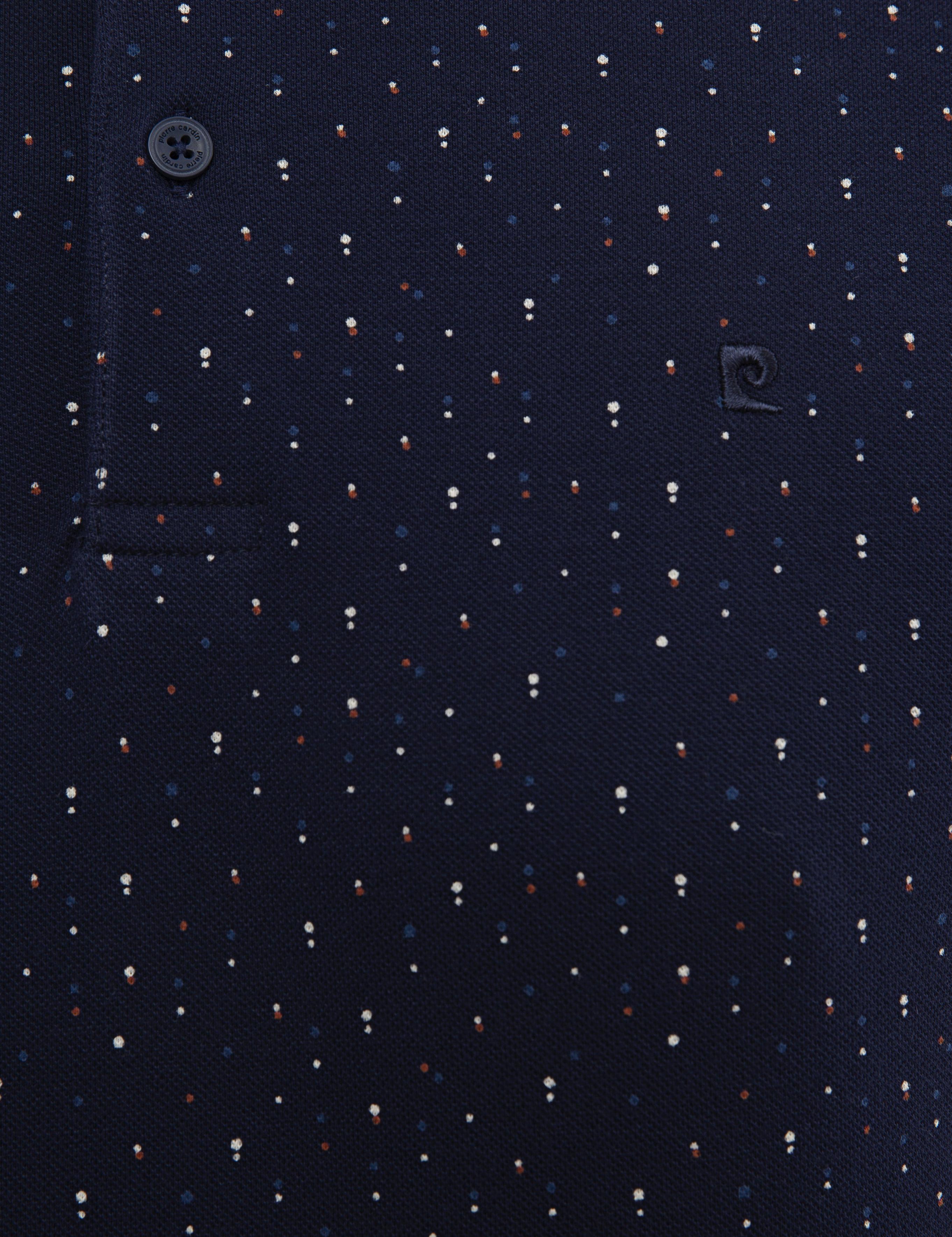 Lacivert Slim Fit Polo Yaka T-Shirt