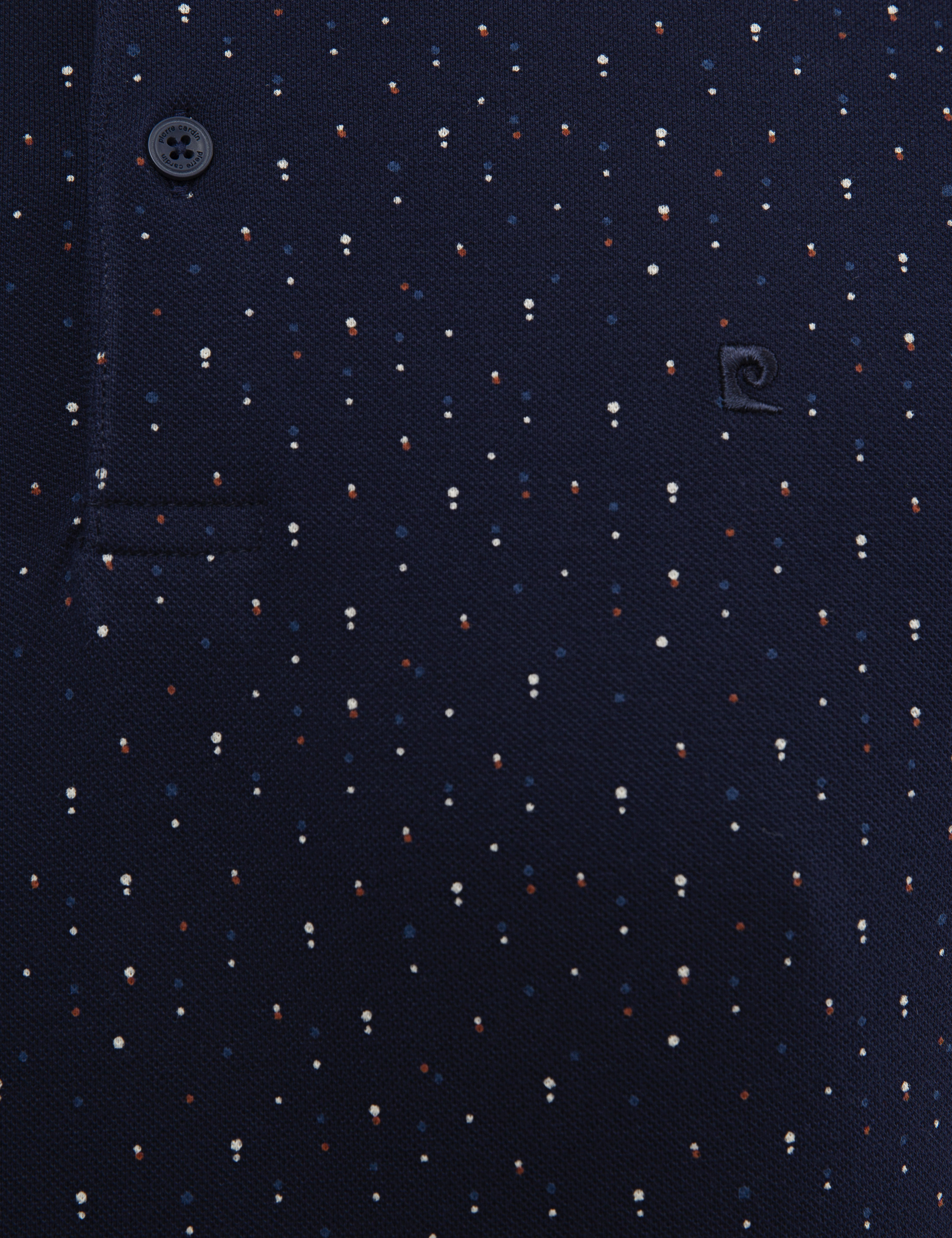 Lacivert Slim Fit Polo Yaka T-Shirt