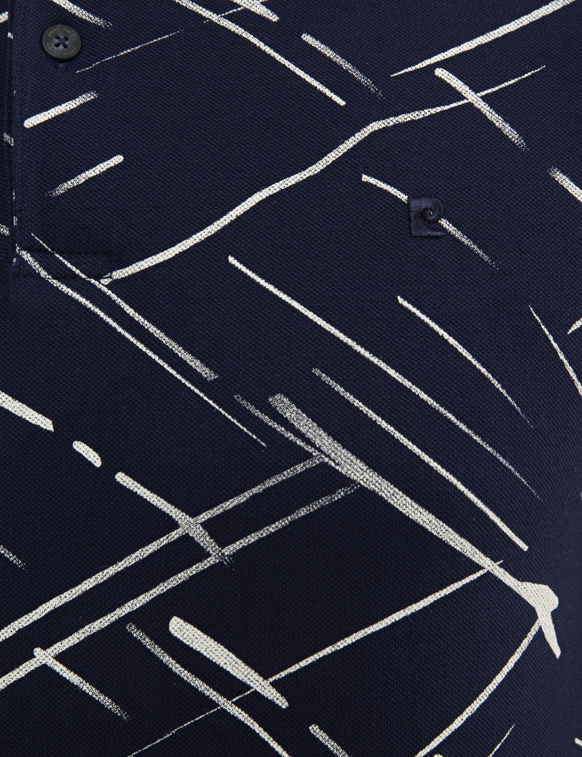 Lacivert Slim Fit Polo Yaka T-Shirt - 50226908011