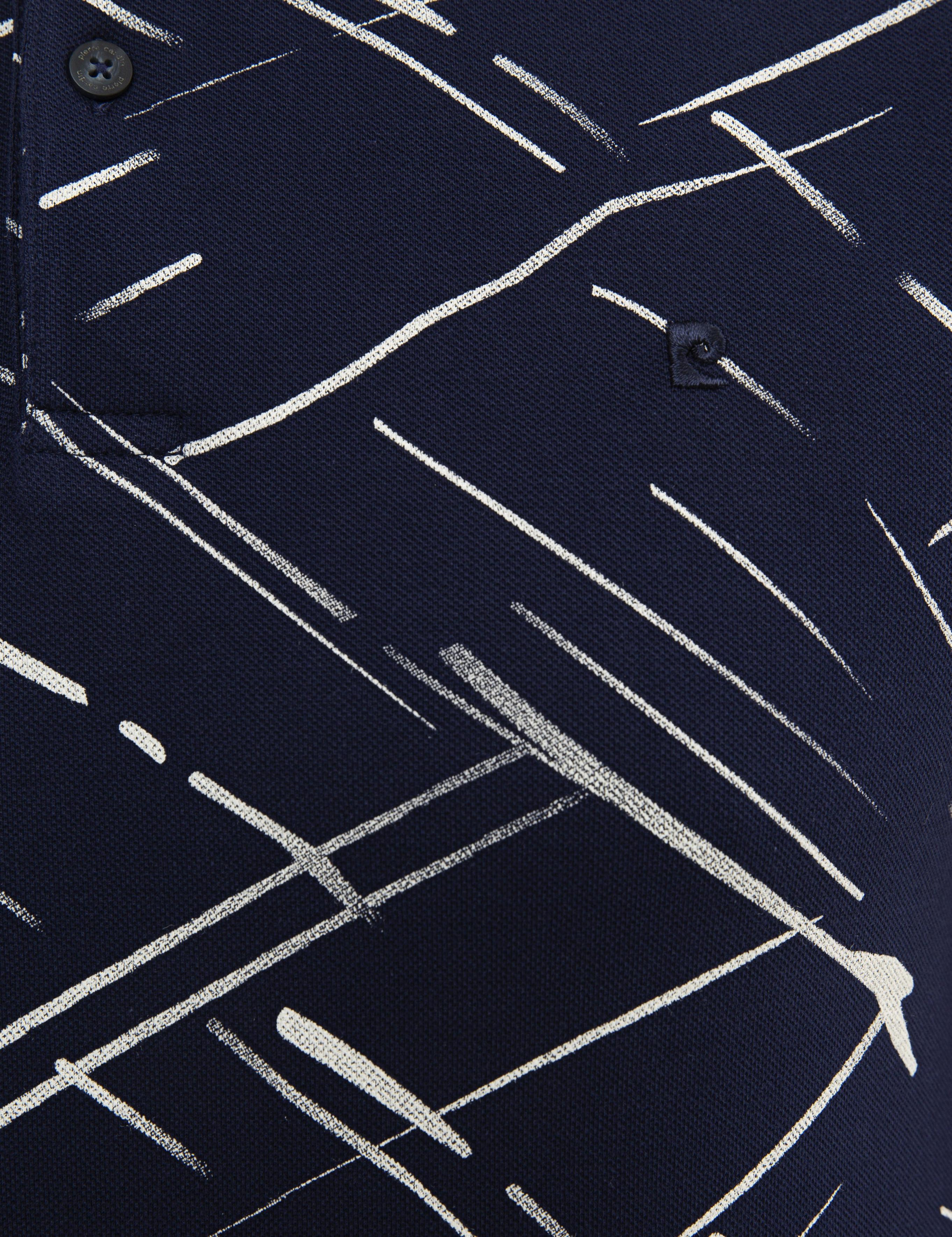 Lacivert Slim Fit Polo Yaka T-Shirt