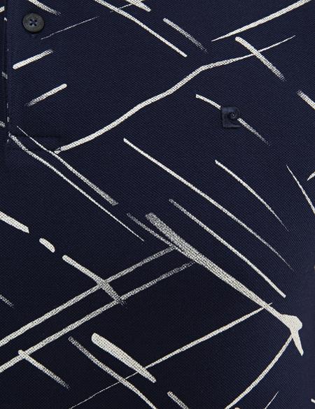 Lacivert Slim Fit Polo Yaka T-Shirt - 50226908011