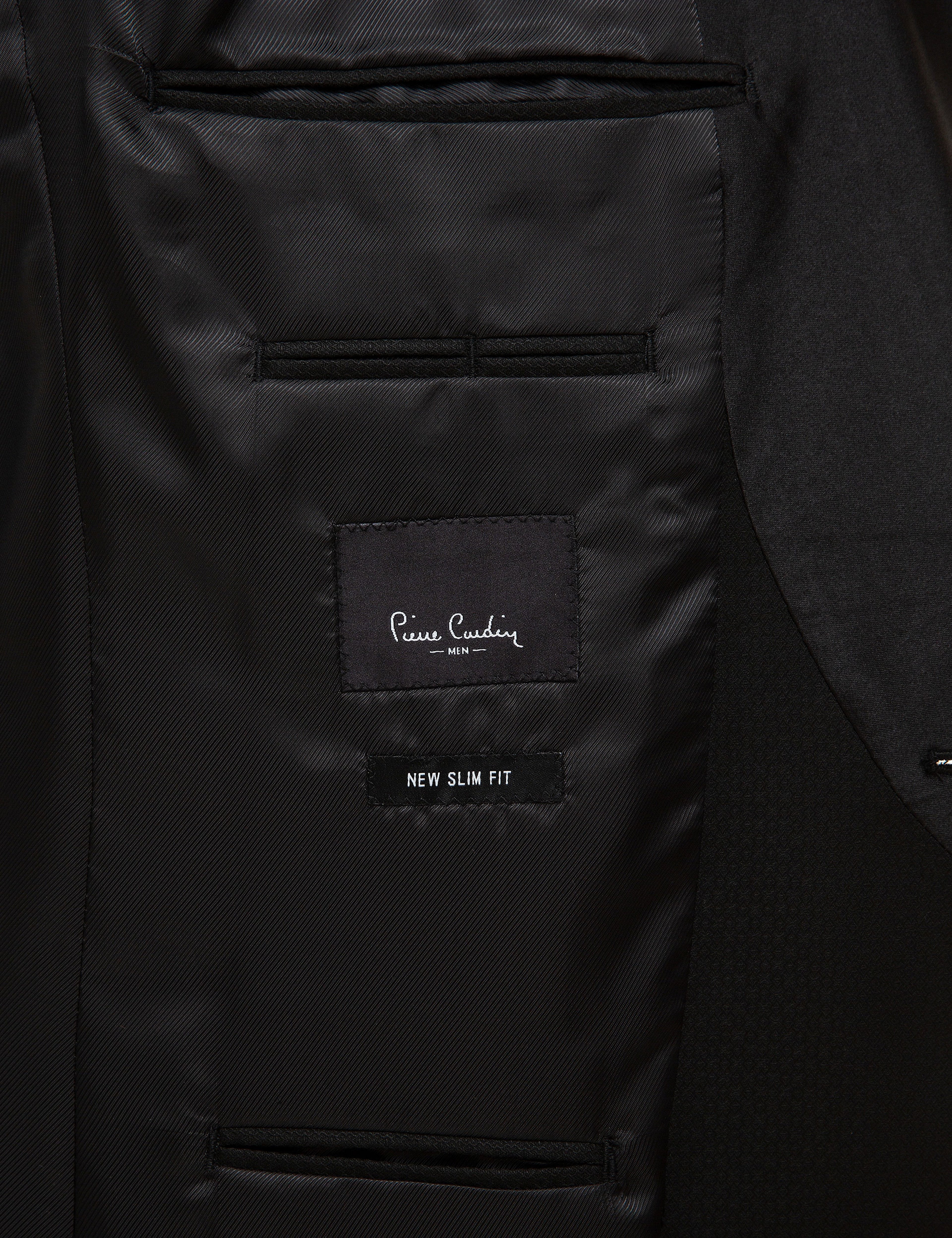 Siyah Ex.Slim Fit Smokin Damatlık - Image 7