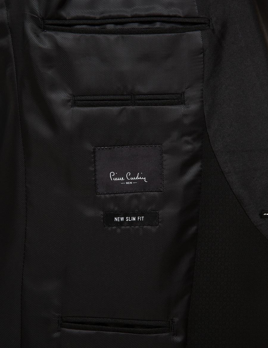 Siyah Ex.Slim Fit Smokin Damatlık