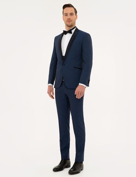 Lacivert Yelekli Damatlık Smokin - 50185630044
